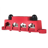 Cover - Red 4 Way Terminal Junction Block Busbar 3/8" 250 amp 12v