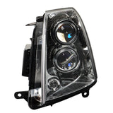 Labwork LH+RH Headlights For Cadillac STS 2005-2011 Halogen Black Housing Clear