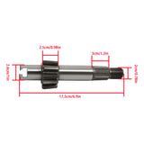 For Ford Kubota Mitsubishi Tractor Steering Sector Shaft 67453-00111 38180-16120