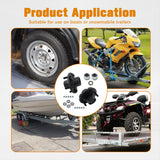 Labwork 5 on 4.5" For 2000 lbs Axle 1-1/16" bearings 2 Trailer Idler Hub Kits