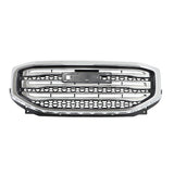 Labwork Front Upper Grille Fit For GMC Acadia SLE SL 2017 2018 2019 Chrome Grill