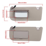 Labwork Sun Visor Left Driver Beige For 2019-24 Nissan Altima 964016CA3C W/Light