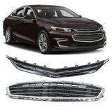 Labwork Front Upper & Lower Mesh Grille For Chevrolet Malibu 2016-2018