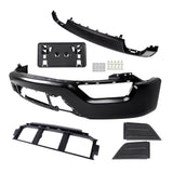 Labwork 6PCS For Ford F150 2021-2023 Front Bumper Face Bar Black W/o Sensor Hole