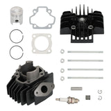 50cc PW50 1981–2009 Cylinder, Piston Ring, Gasket, and Top End Assembly
