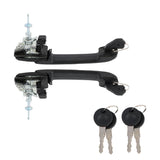 Labwork Front Left/Right Door Handles Set For VW Jetta Golf 1993-1999 W/ Keys