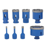 8-Pcs M14 Diamond Hole Saw Set 6-68mm for Tile, Porcelain, Marble, Granite