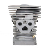 Fits For Husqvarna 455E 460 Cylinder Head Piston Kit Rancher Chainsaw Pin 47MM