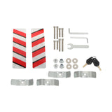 Motorcycle Top Case 45L Waterproof Rear Tour Box with Security Lock Helmet Case
