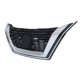 Labwork Upper Grille Blk For 2021-23 Nissan Rogue SL/SV W/ Carmera Hole Plastic