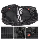 4Pcs Front And Rear Seat Covers For E-Z-GO Medalist TXT Golf Carts - Black Color