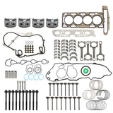 Labwork Engine Rebuild Overhaul Pistons Valves Seals Kit For Buick Chevrolet GMC