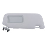 Labwork Sun Visor Right Passenger RH Gray For 2009-2013 Toyota Corolla W/ Mirror