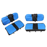 4PCS Golf Cart Front&Rear Seat Covers For E-Z-GO Medalist TXT 1994-2013 - Blue