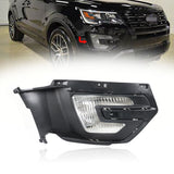 Labwork Right Side Front Fog Light For Ford Explorer 2016-2017 Halogen W/Bezel