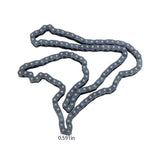 T8F 54T Rear Drive Chain with Chain Sprocket For Mini Bike ATV Quad Go kart