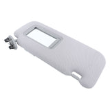 Labwork Sun Visor Right Passenger RH Gray For 2009-2013 Toyota Corolla W/ Mirror