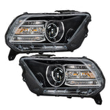 Labwork Right+Left Headlight For 2013-2014 Ford Mustang Projector HID Kit D3S