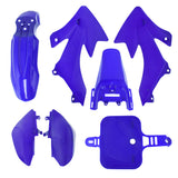 Blue Plastic Fender Fairing Kit For Honda XR50 SDG CRF50 SSR107 125 Dirt Bike