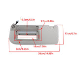 Labwork Sun Visor LH Left+Right RH For 2019-24 Nissan Altima Gray W/Light Mirror