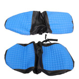 No Staple Universal Size Rear Seat Covers Kit Fits For Golf Carts - Blue Color