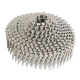 3600Pcs 1-1/4” ×.09” Siding Nails Ring Shank 15 Degree Wire Coil Stainless Steel