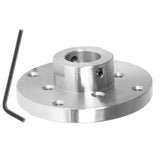 Best 4" Steel Wood Lathe Face Plate, 1" x 8tpi Threaded with Set Screws USA