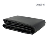 20ft*30ft Pond Liner 20 Mils Thickness UV Resistant Preformed HDPE Easy Cutting