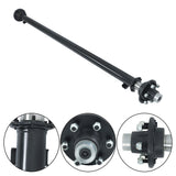 Labwork For 6000lbs 6 lug-5.5" 85-95" Hub Face 70-80" Spring Center Trailer Axle