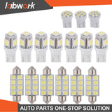 Labwork Dome Light For 2004-2012 Ford F150 Interior White LED Package Kit 16PCS