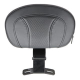 PU Leather Front Driver Rider Backrest For Touring CVO Electra Road Street Glide