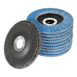 Premium Zirconia Flap Disc Sanding Grnding 4-1/2" X 7/8" 40 Grit T29 100 Pack