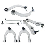Labwork 8X For BMW 550i Front Control Arm Sway Bar Link Assembly Suspension Kit
