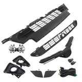 Labwork For RAV4 LE XLE 2016-2018 Upper Center Lower Grille&Fog Light&Cover Cap