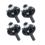 Labwork 1" Round BT8 Spindle 4pack Trailer Axle Kit with 4 on 4" Bolt Idler