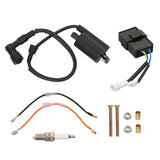 Ignition Coil CDI Spark Plug Kit For Kawasaki Bayou 300 KLF300C KLF300B 1988-04