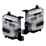 Labwork RH＆LH Headlight For 2022-2024 Chevy Silverado 1500 LTZ LED DRL Headlamp