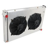 Labwork For 73-87 Chevy C/K Series Pickup Blazer/GMC 3Row Radiator+Shroud Fan