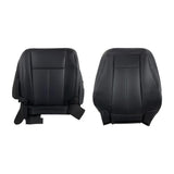 Seat Cover Driver Black Leather Bottom and Top 2Pcs Replacement for 2007-2014 Expedition Sport Utility 4-Door
