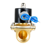Electric Solenoid Valve Brass Water Air Gas NC 1" NPT 110V 120V Volt AC