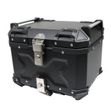 45L Tail Box Balck Motorcycle Luggage Waterproof Scooter Trunk Storage Top Case
