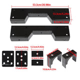 Labwork Rear Support & Drop Flip Kit For Chevy Silverado C1500 GMC 1988-1998