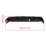 Labwork Rear Bumper Assembly Chrome For RAM 1500 2019-2023 W/o Sensor Hole Steel