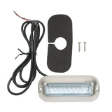 Blue 27 LED Boat Lights Stainless Steel MarineTransom Light Underwater Lamp