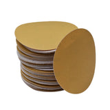 100 Pcs 5" 180 Grit NO-Hole Hook Loop Pads Sanding Discs Flocking Disc
