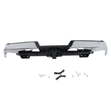 Labwork Rear Bumper Assembly For 2021 2022 2023 Ford F-150 Chrome W/ Sensor Hole