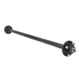 Labwork Trailer Axle 2000lbs 4 lug-4' 49' Hub Face 38' Spring Center