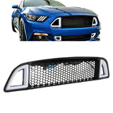 Labwork Front Bumper Upper LED Grille Non-Shelby For Ford Mustang 2013-2014