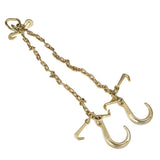 Medium J Hooks, J-Hook w/ Grab Hooks G70 5/16''x3' V-Chain Bridle With 8" New