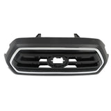 Labwork Front Upper Grille Black & Chrome For 2018-2022 Toyota Tacoma Plastic